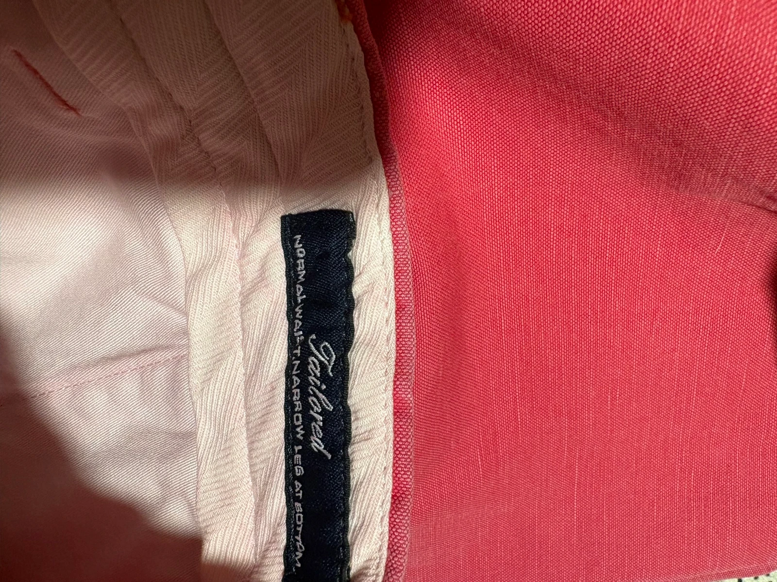 Pantalón chino Gant hombre coral rosa talla 54 L XL nuevo con etiqueta chino pant – photo 10